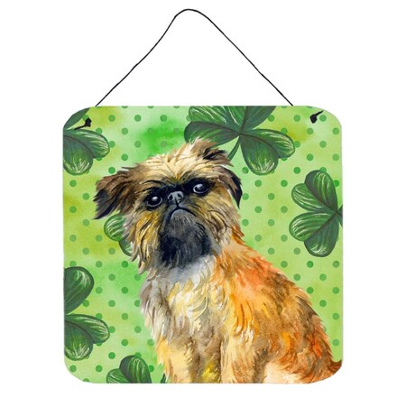Carolines Treasures Brussels Griffon St Patricks Wall or Door Hanging Prints BB9861DS66
